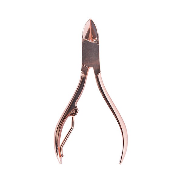 Alicate Uñas Curvado 10.4cm Pico 15mm Pink Bronze Bifull