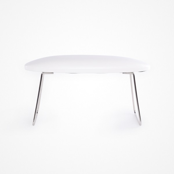 Almohadilla para Manicura de Cuero Blanco Hand Pillow Tall Bifull