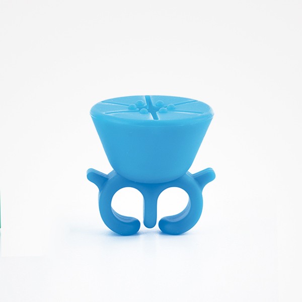 Anillo Soporte paraBotella de Esmalte Top Finger Blue Bifull
