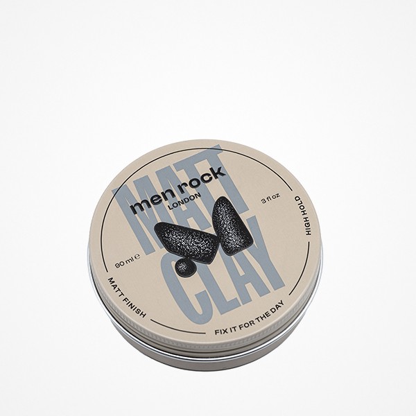 Arcilla Fijación Alta Acabado Mate 90ml Men Rock
