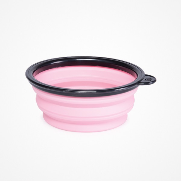 BOWL SILICONA ROSA PLEGABLE PARA TINTE  LEVEL 3