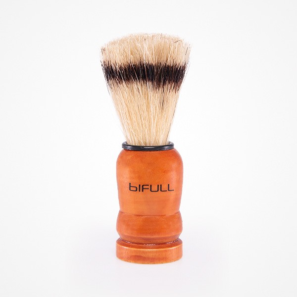 BROCHA DE MADERA AFEITAR PELO DE CABALLO BIFULL