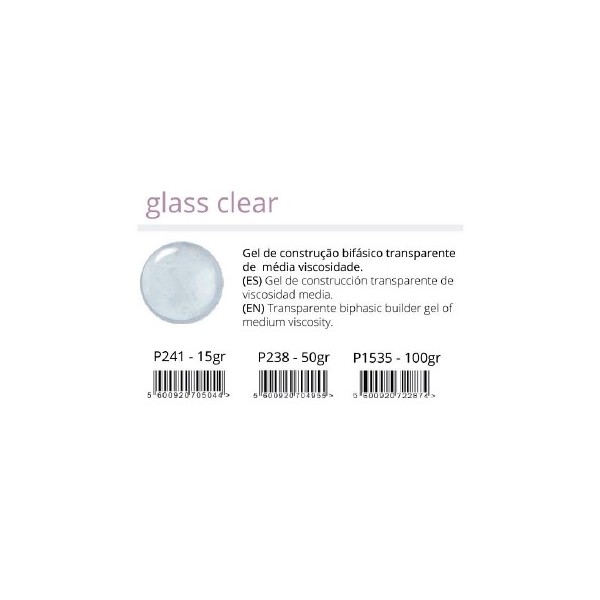 Biphasic Gel Glass Clear 100gr