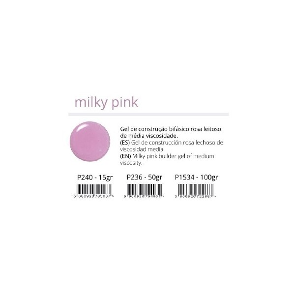 Biphasic Gel Milky Pink 100gr
