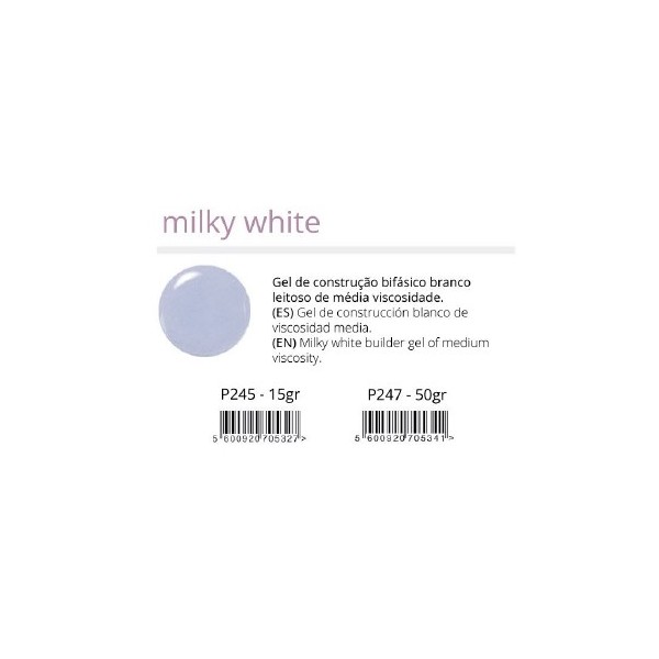 Biphasic Gel Milky White 15gr