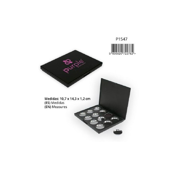 Box for making nail art mixes