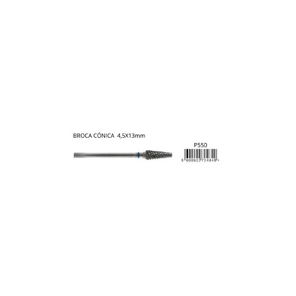 Broca Carbide Nail Burr 4.5x13mm