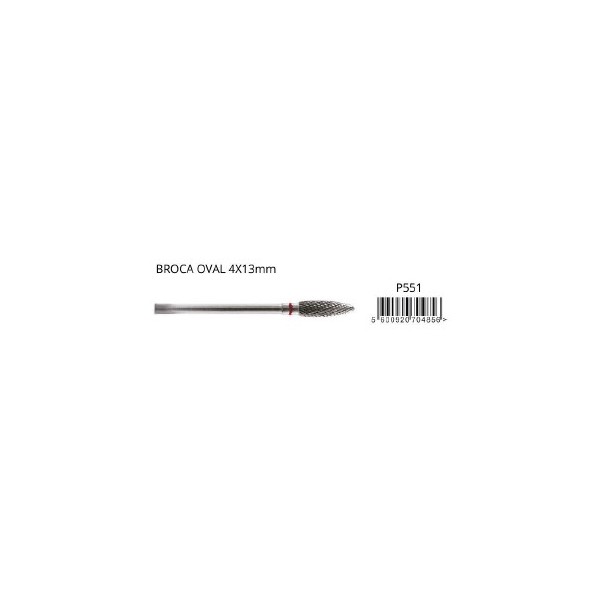 Broca Carbide Nail Burr 4x13mm
