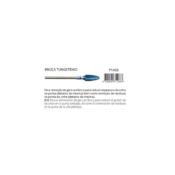 Broca Tungsten Oval Nail Burr