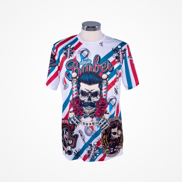 CAMISETA BARBERO TEJIDO GUAZE BARBER GURU XL BIFULL