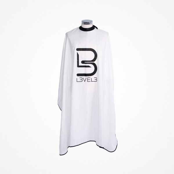 CAPA PROFESIONAL BLANCA CON CUELLO DE SILICONA Y CIERRE CON CORCHETE LEVEL 3