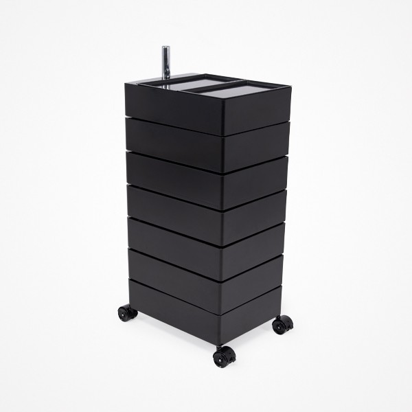 CARRITO AUXILIAR MULTIPOSICIÓN ATLAS NEGRO ITALOR