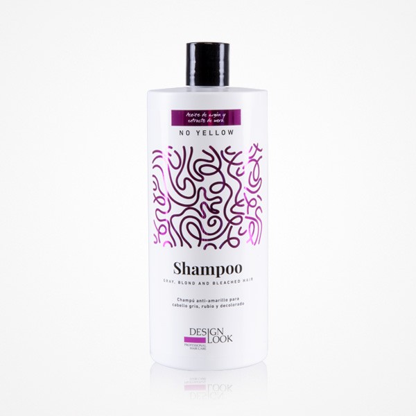 CHAMPÚ NO YELLOW ACEITE DE ARGÁN Y EXTRACTO DE MORA 1000ML DESIGN LOOK