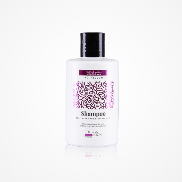 CHAMPÚ NO YELLOW ACEITE DE ARGÁN Y EXTRACTO DE MORA 300ML DESIGN LOOK
