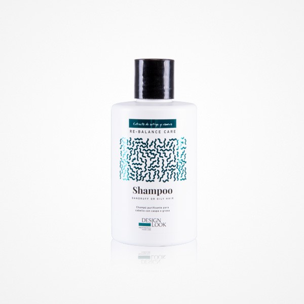 CHAMPÚ PARA CASPA O GRASA RE-BALANCE CARE EXTRACTO DE ORTIGA Y ROMERO 300ML DESIGN LOOK