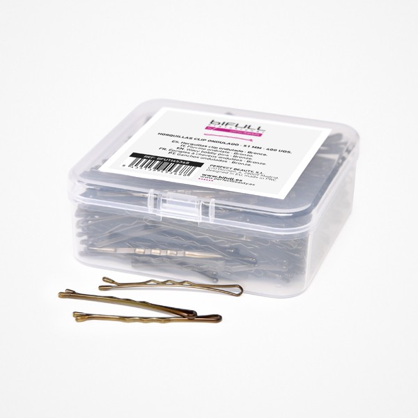 CLIP ONDULADO 51MM BRONCE CAJA 400 UNDS BIFULL