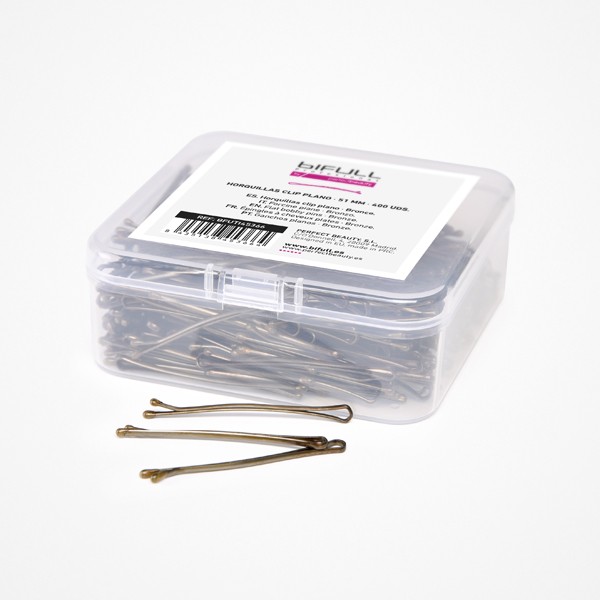 CLIP PLANO 51MM BRONCE CAJA 400 UNDS BIFULL