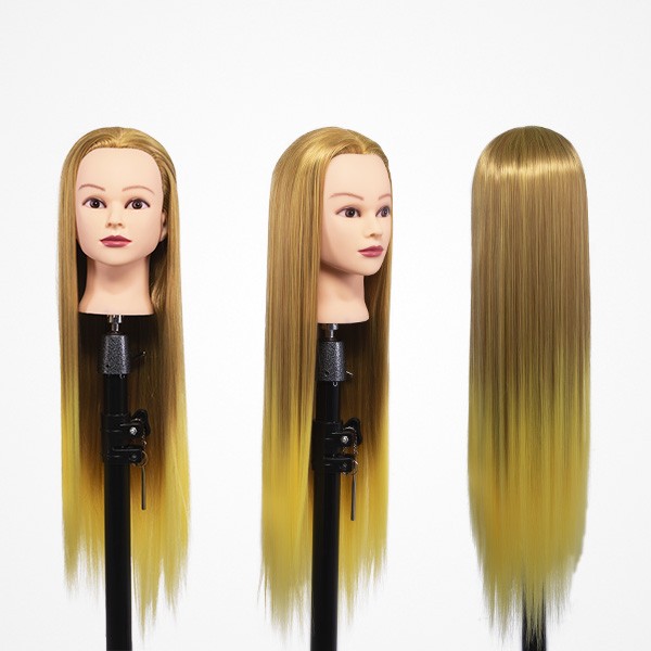 Cabeza Maniquí Mujer Fantasia Colorful Yellow Bifull