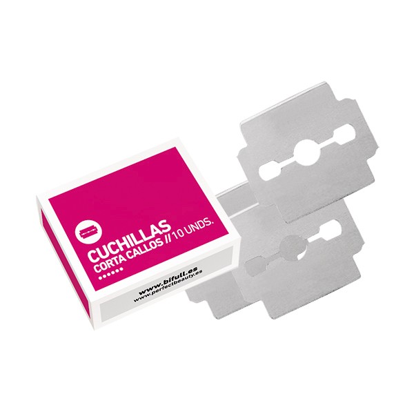 Cajita Hojas Recambio Corta Callos 10ud Bifull