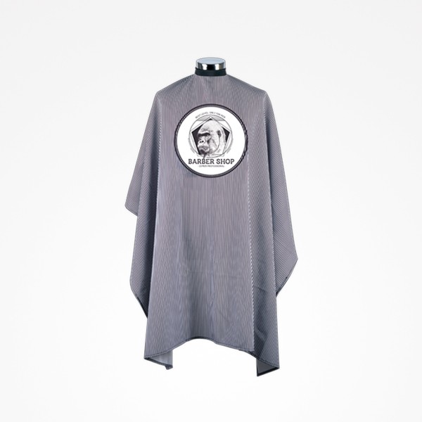 Capa Barber Gorilla 150x150 Cm Polyster Anti-Decoloracion - Cierre Corchete
