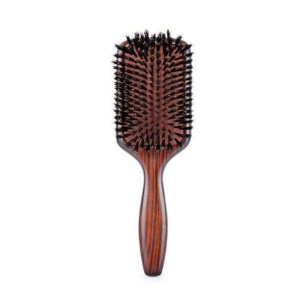Cepillo Madera de Ebano Raqueta Cerdas 100% Jabali Ebony