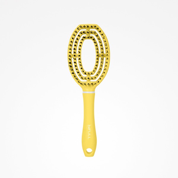 Cepillo Ovalado Saturno Amarillo