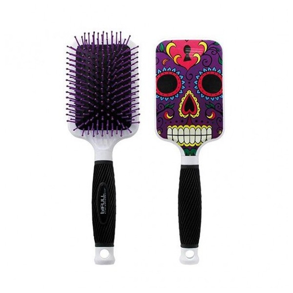 Cepillo Raqueta Calavera Purple Bifull