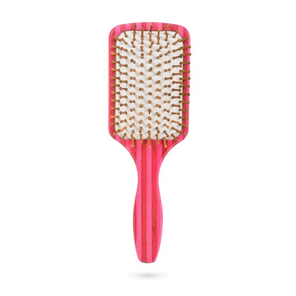 Cepillo Raqueta Striped Timber Red Bifull