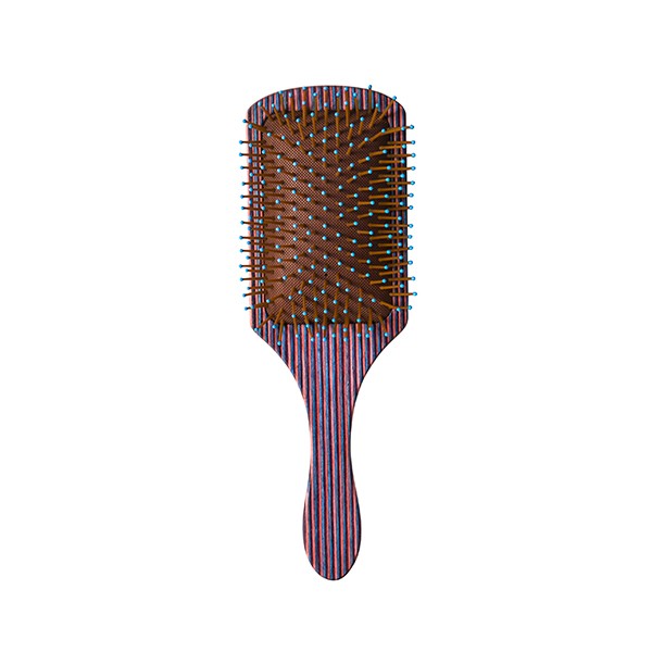 Cepillo Striped Wood Brown Raqueta Bifull