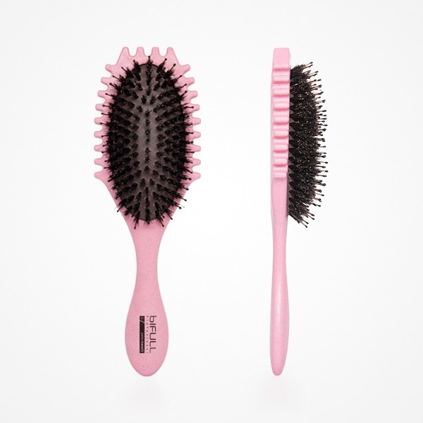 Cepillo para Peinar  rizo Hula Curly Method Rosa Bifull