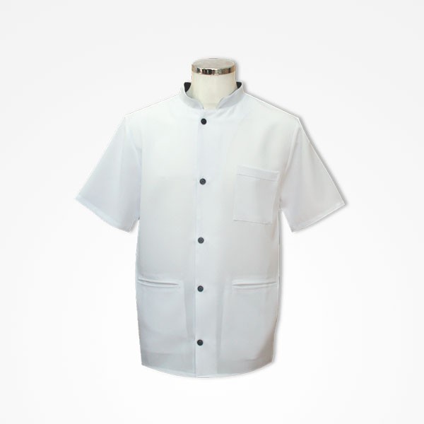 Chaqueta Blanca Talla 44 Barber Basic White Mod 401
