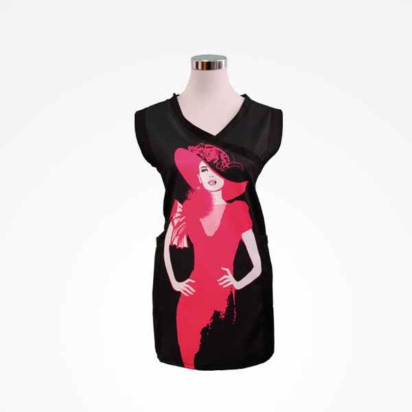 Chaqueta Negra Estampada Talla Única Ladylike Black Mod. 827 Negra (999)