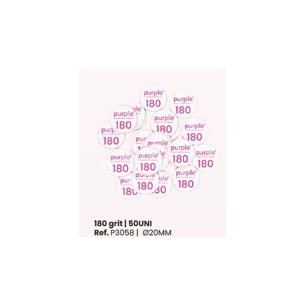 Circular Adhesive Refills 20mm Discs 180 (50 UNI)