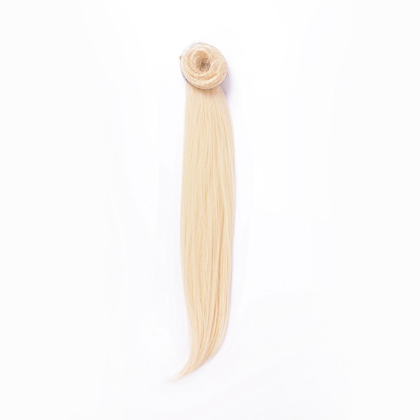 Coleta Lisa 50cm Mod 613 Rubio Platino Natural
