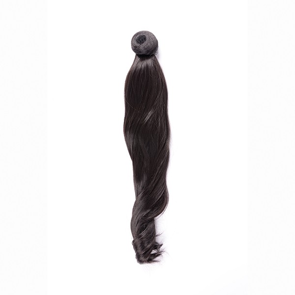 Coleta Rizada 50cm Mod 2 Moreno