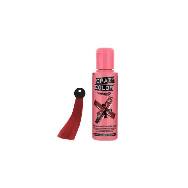 Crazy Color 040 Vermillion Red 100ml
