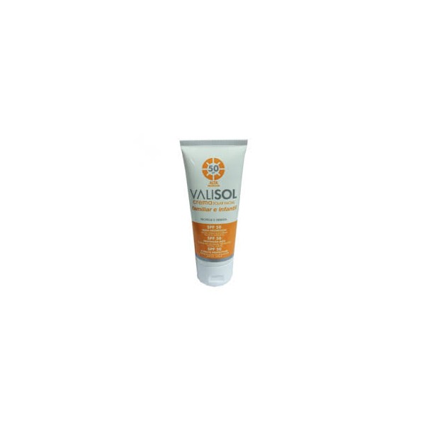 Crema Solar Facial Alta Proteccion Spf 50 Valisol 100ml