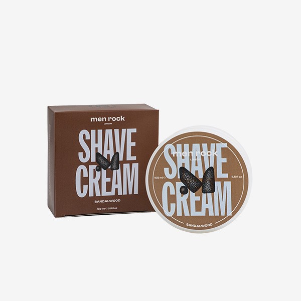 Crema de Afeitar de Madera de Sándalo 100ml Men Rock