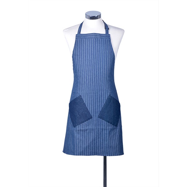 DELANTAL NOKA NAVI AZUL POLYESTER 63*82cm BIFULL