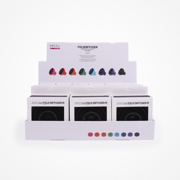 EXPOSITOR FOLDDIFFUSER COLOR NEGRO (LLENO)