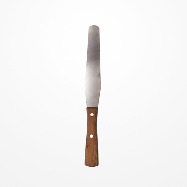 Espátula Cera Mango Madera Acero Inox Exten 02 Bifull