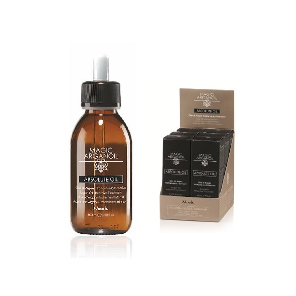 Expositor Absolute Oil Tratamiento Intensivo Arganoil 6x100ml  Nook