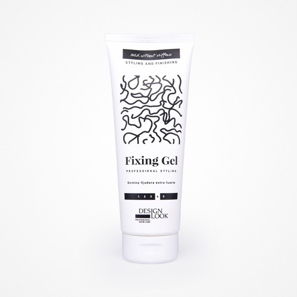 FIXING GEL · GOMINA FIJADORA EXTRA FUERTE · 250 ML · DESIGN LOOK