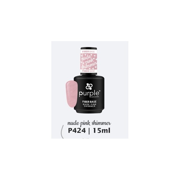 Fiber Base Nude Pink Shimmer 15ml