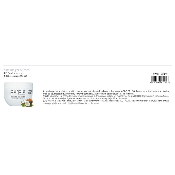 Gel Parafina Coco 500ml