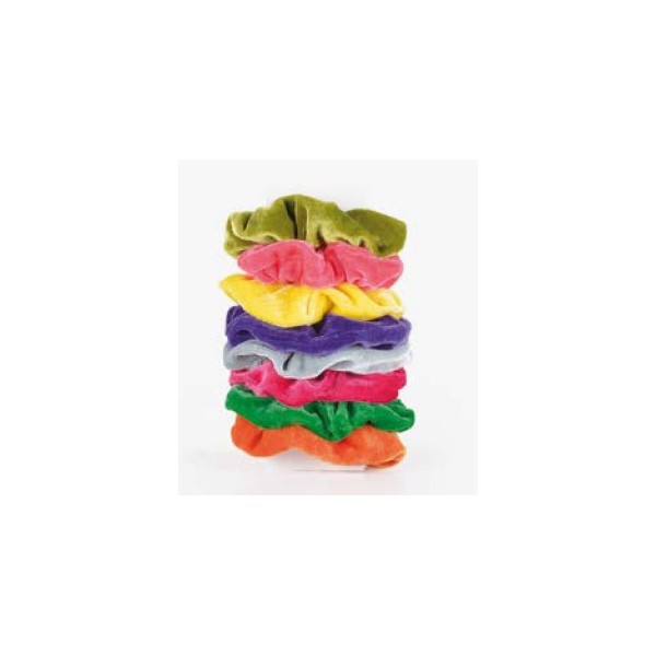 Hairband Velvet 02 Coletero Gris Claro