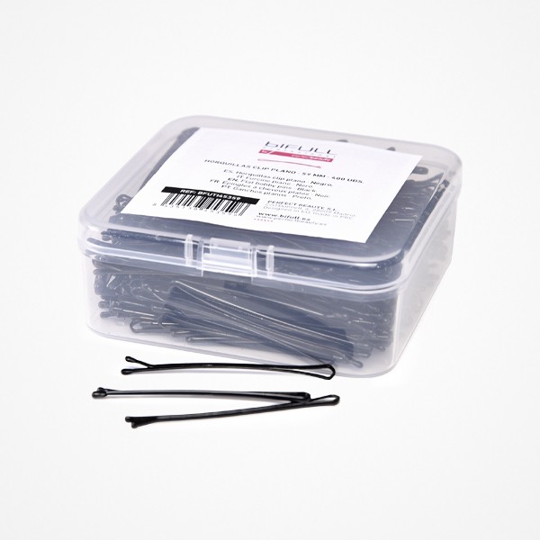 Horquilla Clip Plano 59 mm  400 Uds Negras
