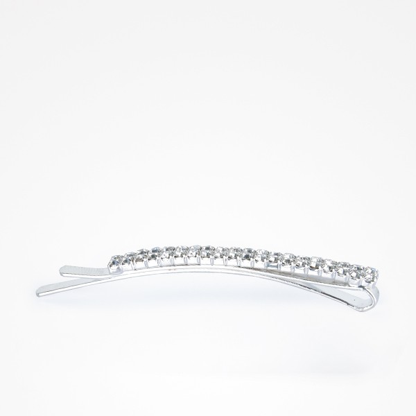 Horquillas Decoradas Diamonds Double Silver