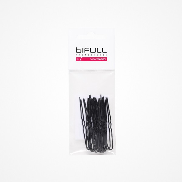 Horquillas Invisibles 62mm Negro Bolsa 20 Uds