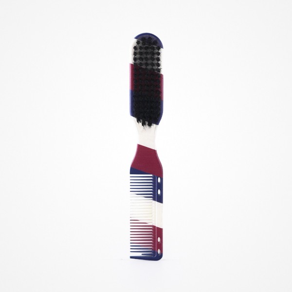 JACK 2 EN 1  BARBER LINE Â· CEPILLO PEINE DE BARBERO CERDAS NYLON BIFULL